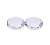 Specchio per angoli ciechi 2 pezzi 75 mm 3R-036 specchietto retrovisore adesivo convesso per punto cieco con grandangolo regolabile per la sicurezza del veicolo(Silver)