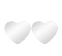 Specchio per angoli ciechi 2 pezzi di aiuto per la retromarcia regolabile a forma cuore per auto, specchietto convesso per, retrovisore per punti ciechi