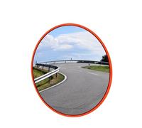 Specchio per angoli ciechi Specchio per traffico convesso da 30 cm con staffe, grandangolo, angolo regolabile, per parcheggio del supermercato in punto cieco