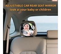 Specchio Per Auto Per Bambini - Specchio Di Osservazione Del Sedile Di Sicurezza | Retroview Interno Miŕror Per I Più Piccoli | Vista Larga Regolabile A Shatter -aovable Miŕror | Auto Per Bambini