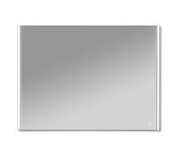 Specchio per bagno Megan nero 100x80 cm Nero
