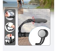 Specchio per bici 2x per accessorio rotabile a 360 gradi di diametro da