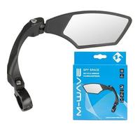 Specchietto bici lato destro M-WAVE 22.2mm regolazione tridimensionale nero
