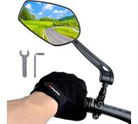 Specchio per bicicletta rbrl, specchietto retrovisore universale regolabile a 360° per manubrio specchio rotante per ciclisti di montagna (1 sinistra)…