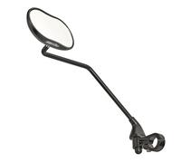 Specchio per bicicletta sinistro acciaio alluminio Ergotec M-88 LV Nero