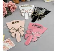 Specchio Per Ciglia Personalizzato Per Donne, Specchio Per Trucco Con Nome Stampato In 3D, Specchio Portatile In Acrilico Per Estetiste/manicure/truccatori/accessori Fotografici