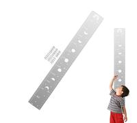 Specchio per diagramma di crescita per bambini, righello con adesivi per marcatura, grafico di crescita a specchio per parete, misurazione di tutto il corpo in acrilico infrangibile