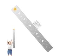 Specchio per diagramma di crescita per bambini, righello con adesivi per marcatura, grafico di crescita a specchio per parete, misurazione di tutto il corpo in acrilico infrangibile