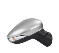 Specchio Per Ford Per Fiesta Mk7 MK8 2009 2010 2011 2012 2013 2014-2017 Specchietto Retrovisore Laterale Elettrico Completo Portiera Specchietto Retrovisore Esterno(Silver-Right Side)