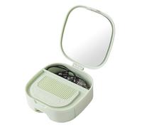 Specchio Per Il Trucco Con Archiviazione | Organizzatore Per Trucco Portatile | Makeup Beauty Mirror | Cassetta Per Trucco Specchio Case, Custodia Per Vanità, Cassetta Da Viaggio Con Le Ragazze Mirror