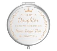 Specchio per il trucco portatile di Lurrose a mio specchio da figlia per il