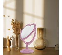 Specchio Per Il Trucco Rotante Vintage Da Scrivania Decorativo Piccolo