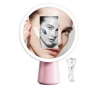 Specchio per il trucco,Specchio da trucco LED | Portatile Touch LED Ricaricabile 3 modalità Luminosità Regolabile con Illuminazione per Vanità Soggiorno Viaggio Dormitorio Scrivania Tavolo Camera