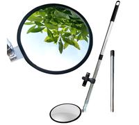 Specchio per ispezione sotto veicoli - Specchio telescopico con luce per controllo di sicurezza sotto auto, camion, attrezzature, sopra ripiani e angoli