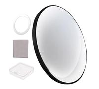 Specchio Per Selfie Magnetico Rotondo - Lega Di Alluminio Argentata Ad Alta Risoluzione, Pratico Schermo Vlog Per Il Mirroring, Portatili Per La Fotocamera Posteriore | Utile Strumento Fotog