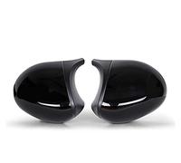 Specchio Per Serie 1 3 E81 E82 E87 E88 E90 E91 E92 E93 2PCS Car Black Side Wing Mirror Cover Tappi Retrovisori(ABS Black)