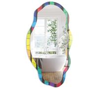 Specchio per Trucco 52x97 cm | Mosaico colorato | Ondulato