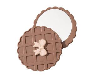 Specchio Per Trucco Compatto - Specchio Rotondo Dal Design A Waffle, Strumento Di Bellezza Portatile, Accessorio Riflettente Portatile | Toelettatura Personale Controlla Compagno Per Lo Styling Dei Ca
