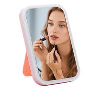 Specchio per trucco con , pieghevole con controllo touch, strumento LED ricaricabile, elegante e radioso, accessorio in stile moderno, soluzione di bellezza, per donne e ragazze