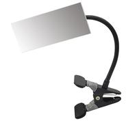 Specchio Per Trucco Flessibile Rettangolare/rotondo Con Clip Regolabile Per La Sicurezza Personale E L'osservazione Posteriore Della Scrivania Specchio Da Ufficio Regolabile