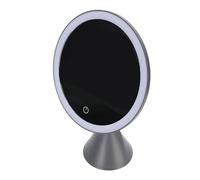 Specchio per Trucco Illuminato 23 Cm Specchio vanità a Led a Cordone in Soffiazione per Viaggi per la Camera Letto del Dormitorio Viaggiare con 3 Temperature di Colore
