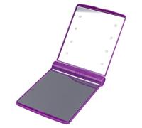 Specchio Per Trucco Illuminato Da Viaggio Pieghevole LED Tascabile