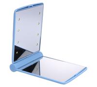 Specchio Per Trucco Illuminato Da Viaggio Pieghevole LED Tascabile