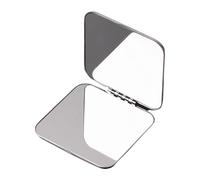Specchio Per Trucco Portatile In Acciaio Inossidabile Magnetico Pieghevole Due Lati Per Viaggi E Bagno. Trucco Da Viaggio