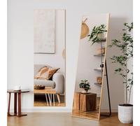 Specchio per Tutto il Corpo 162x53cm con Supporto HD Specchio da Parete