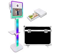 Specchio Photo Booth con touch screen (B bianco, macchina+mini stampante)