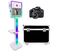 Specchio Photo Booth con Touch Screen (Bianco B, Macchina+Fotocamera)