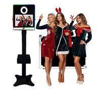 Specchio Photo Booth con Touch Screen (Nero A, Photo Booth Machine)