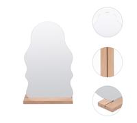 Specchio Piccolo Trucco Irregolare Per Da Scrivania Il Portatile