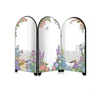 Specchio pieghevole in acrilico con motivi classici cinesi per uno stile interno sottile ma distintivo (B)