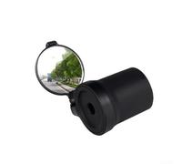 Specchio pieghevole per manubrio per mini bici con lente convessa HD e supporto regolabile a 360 gradi, compatibile con biciclette elettriche e scooter (32-36 mm)