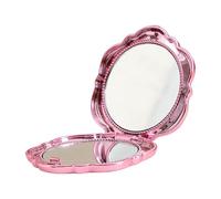 Specchio Pieghevole Portatile Specchietto Doppia Faccia Portatile | Specchietto Mini Con Ingrandimento Per La Borsa per Donne e Ragazze, per Viaggio, Toeletta e Bellezza