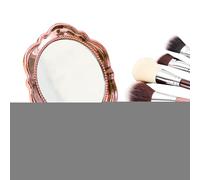 Specchio Pieghevole | Specchio Bifacciale A Forma Di | Mini Compatto Ingrandimento Per Borsa | Beauty Da Viaggio Tascabile Per Donne, Ragazze, Borsetta, Trucco, In Movimento