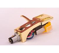 Specchio placcato oro rivestito guscio, titolare con AT Pick-up, ago per Pioneer PL A450, PL - 15d, PL 510 a, PL 55dx, PL, 55 X 150, PL, Dj 3500, PL 600, PL 1700, PL 540, PL 51, PL M340