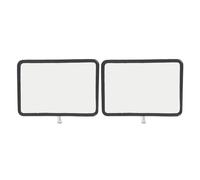 Specchio porta per auto 1 coppia Testa cromata Shock -Shock Porta posteriore Porta posteriore Specchio set per Landcruiser 70 75 78 Ute