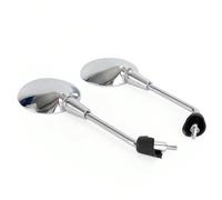 Specchio posteriori sinistro e destro Chrome per Vespa Primavera 50 125 150 2014-2022 Specchi di retroview Sinistra e sinistra M8 Versione lunga per Vespa Piaggio Primavera 50 125 150Caratteristiche:V