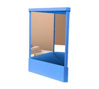 Specchio reale non invertito - True Reflection Vanity Mirror per trucco e toelettatura precisi | Specchio personale non distorsivo di qualità professionale, specchio di bellezza ad alta carità per