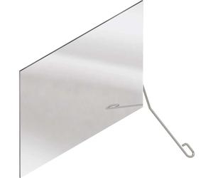 Specchio reclinabile 60x45 cm acciaio inox dx Acciaio
