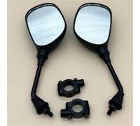 Specchio regolabile 1 Paio Di Specchietti Retrovisori Universali Laterali Convessi Per Suzuki Per Yamaha Dirt Bike 8mm Accessori(8mm with mounts)