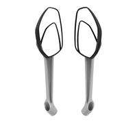 Specchio regolabile Per Ducati Per Monster 821 1200 1200S 821 797 Specchietto Retrovisore Sinistro Destro Per Moto Specchietti Retrovisori Laterali(Argento)