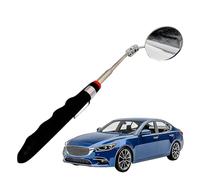 Specchio retrattile per auto, strumento di ispezione illuminato estensibile con testa girevole, specchio di controllo meccanico, per SUV, camion, camper, minivan