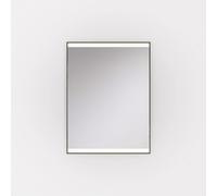 Specchio retroilluminato Ever 80x60 cm nero Nero