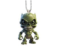 Specchio Retrovisore Alieno Per Auto - 3,15 Pollici Portachiavi Acrilico Ornamento Ornamento | Accessorio Interni Unico Decorazione Di Borse Da Viaggio Pendenti Per