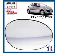 Vetro Specchio Di Retro Anteriore Destro Per Aygo C1 107 Di 05-14=879080H010