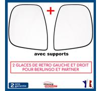 Specchio Retrovisore Anteriore Sinistro + Destra Berlingo Partner 2012 Per 2018