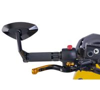 SPECCHIO RETROVISORE APPLICAZIONE SX UNIVERSALE REGOLABILE ATTACCO MANUBRIO